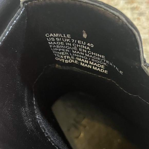 NEW JustFab JF Camille Side-Zip Black Ankle Boot Size 9 - Picture 6 of 13